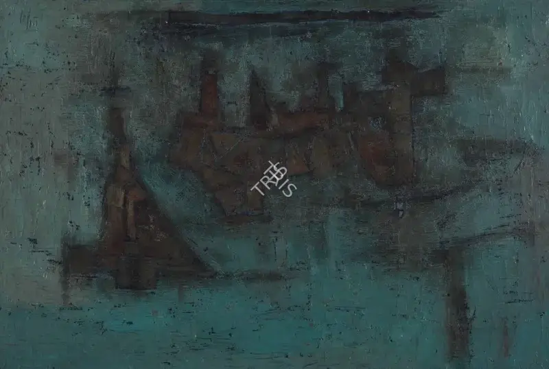 Ramkumar (Artist). Untitled (Boats), 1968-1969 | Painting