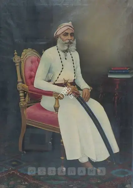Sharma, K.R. (Artist). Portrait Of A Raja, early 1930s | Painting