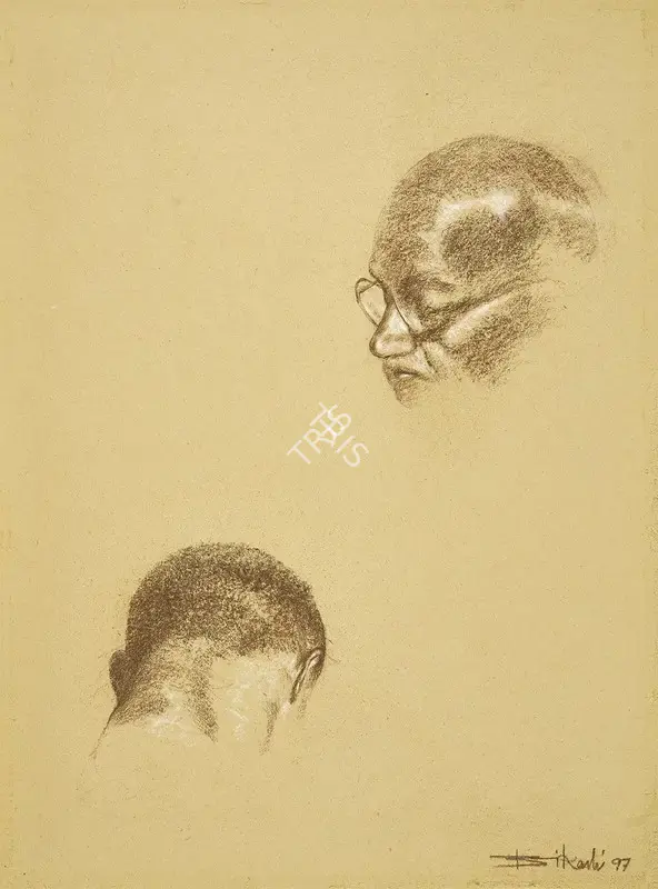 Bhattacharjee, Bikash (Artist). Untitled, 1997 | Painting