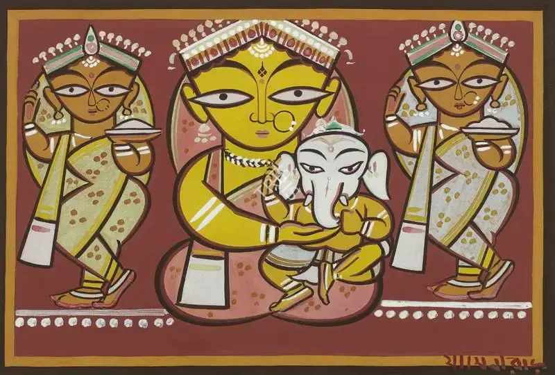 Roy, Jamini (Artist). Untitled, n.d. | Painting