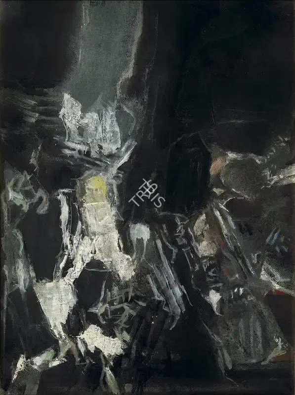 Raza, S.H. (Artist). Cascade, 1965 | Painting