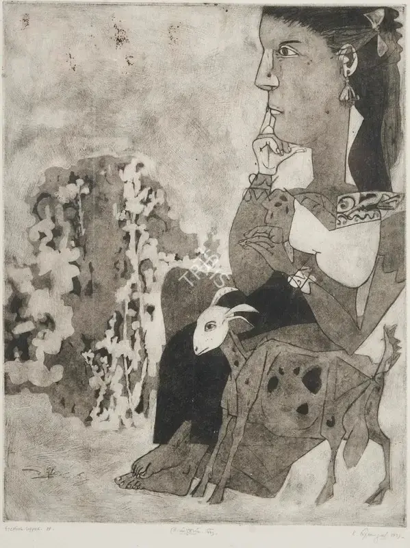 Goud, K. Laxma (Artist). Untitled, 1993 | Graphic Art