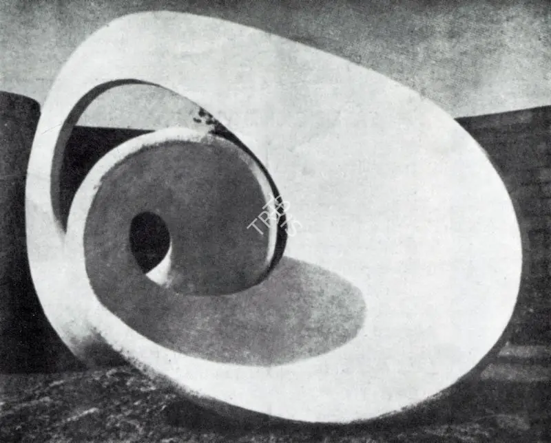 Chaudhuri, Sankho (Artist). Untitled-I (Terrazo). 1971 | Artrends, July-October 1971 | Sculpture | FineArts | 00551400