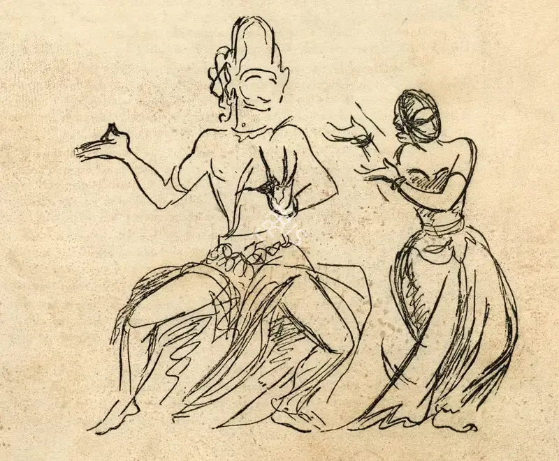 Pearcey, Eilean (Artist). Untitled. n.d. | Marg, April 1953 | Drawing | FineArts | 00673932