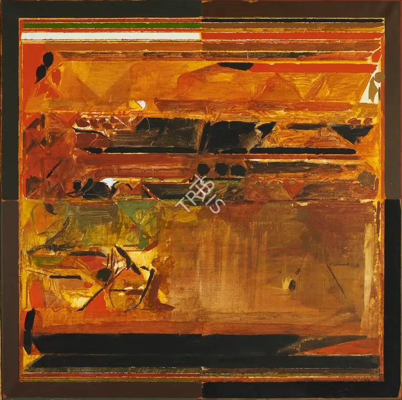 Raza, S.H. (Artist). Paysage, 1983 | Painting