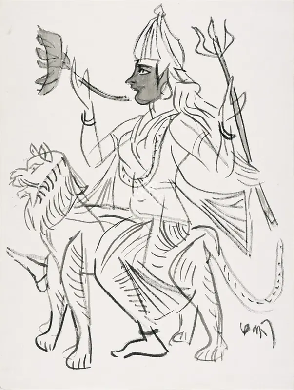 Subramanyan, K.G. (Artist). Untitled, n.d. | Painting