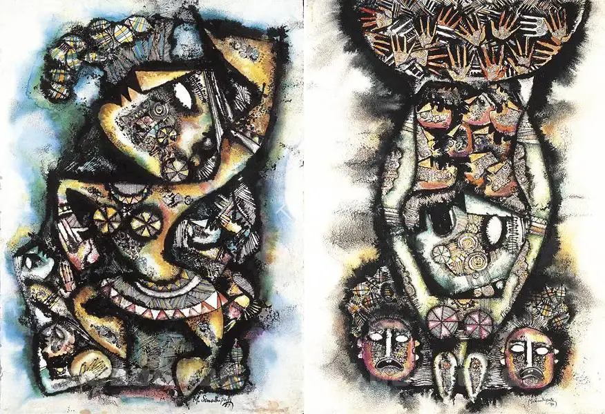 Senathipathi, M. (Artist). Untitled, 1987 | Painting