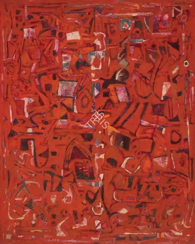 Kudallur, Achutan (Artist). Untitled. Oil on canvas, 2003 | Painting | FineArts | 00362328
