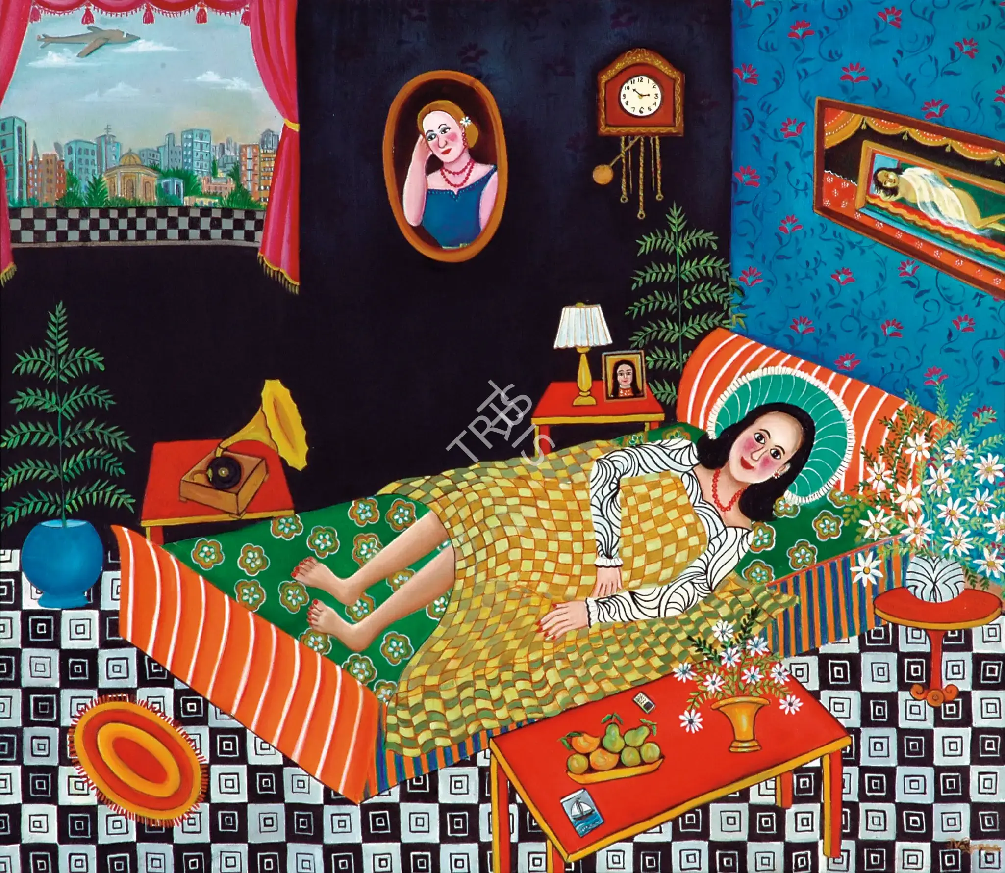 Kanodia, Nayanaa (Artist). The Bedroom, 2005 | Painting