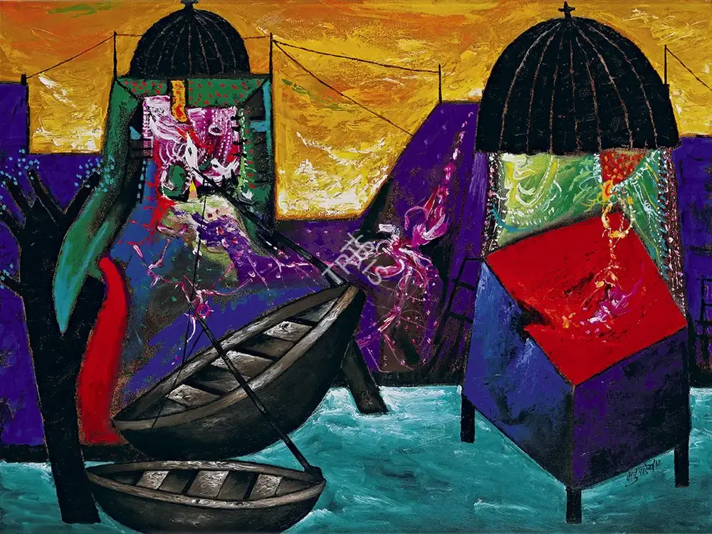 Parekh, Manu (Artist). Untitled, n.d. | Painting