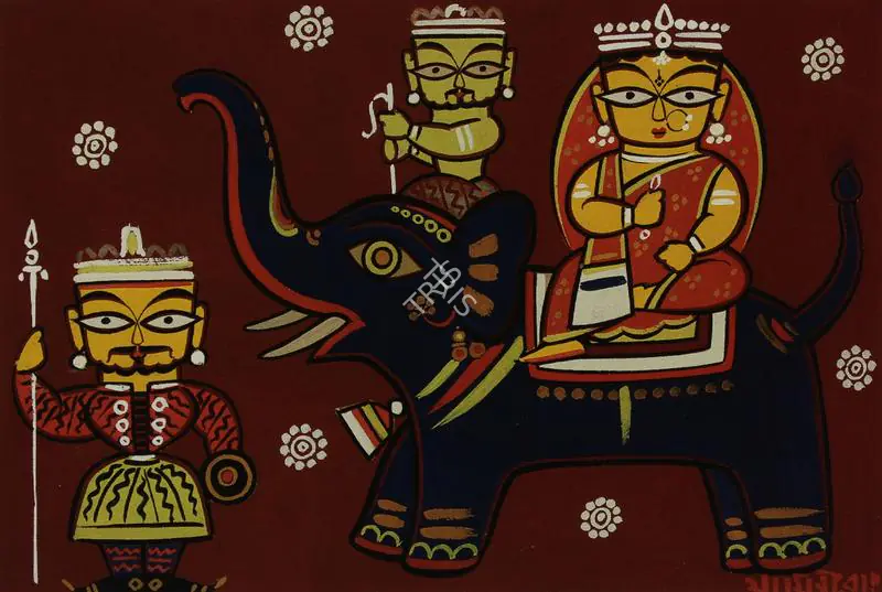 Roy, Jamini (Artist). Untitled, n.d. | Painting