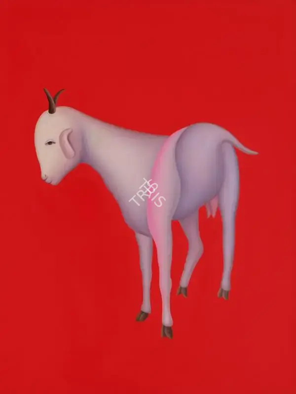 Bawa, Manjit (Artist). Untitled (Goat), 2001 | Painting