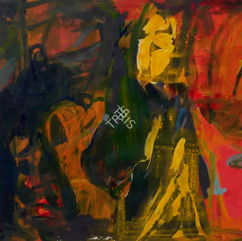 Raza, S.H. (Artist). Untitled, 1972 | Painting