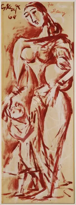 Keyt, George (Artist). Untitled, 1968 | Painting