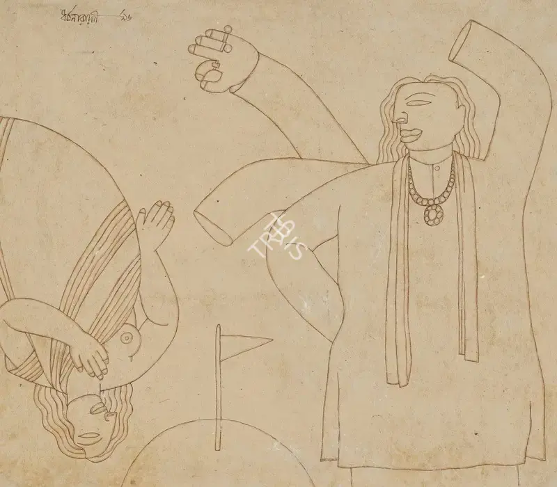 Dasgupta, Dharmanarayan (Artist). Untitled, 1996 | Drawing