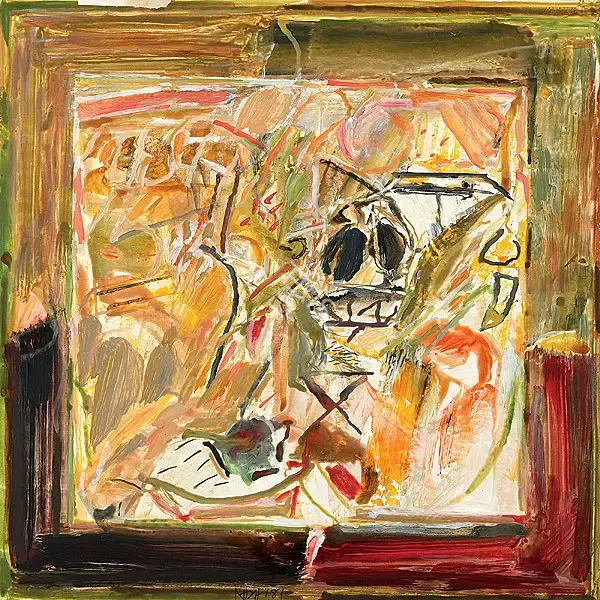 Raza, S.H. (Artist). Music, 1981 | Painting