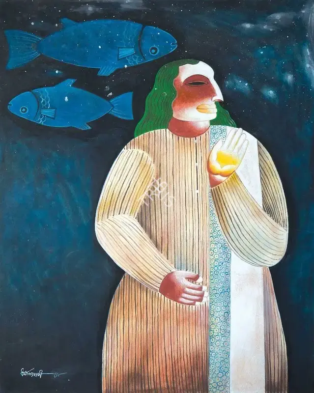 Dasgupta, Dharmanarayan (Artist). Untitled, 1969 | Painting
