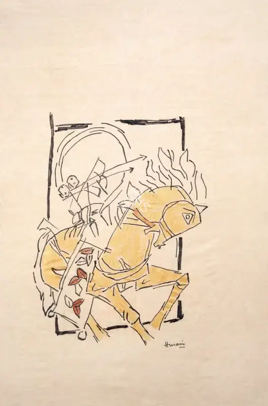 Husain, M.F. (Artist). Untitled, n.d. | Painting