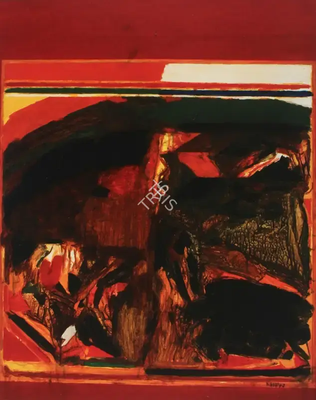 Raza, S.H. (Artist). Untitled, 1977 | Painting