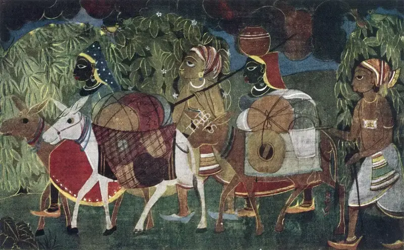 Raval, Rasik D. (Artist). Vanjar, n.d. | Painting