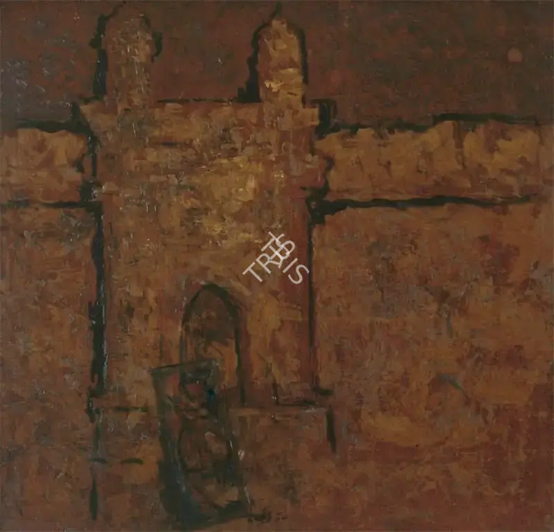 Gade, H.A. (Artist). Untitled, 1954 | Painting