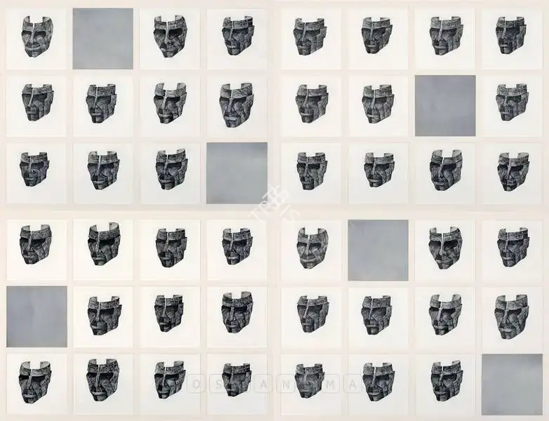 Chaturvedi, P.N. (Artist). Anthropomorphic Clones, 2009 | Drawing