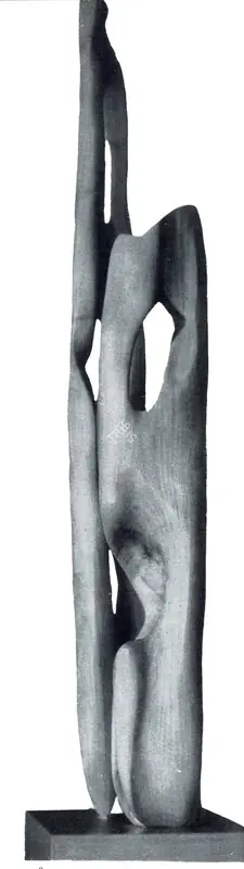 Pochkhanawala, Pilloo (Artist). Fleeting Forms. Black Cement, n.d. | Marg, December 1962 | Sculpture | FineArts | 00674875