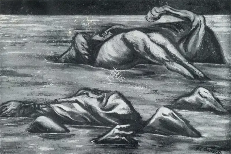 Orozco, Clemente (Artist). The Drowned, n.d. | Painting