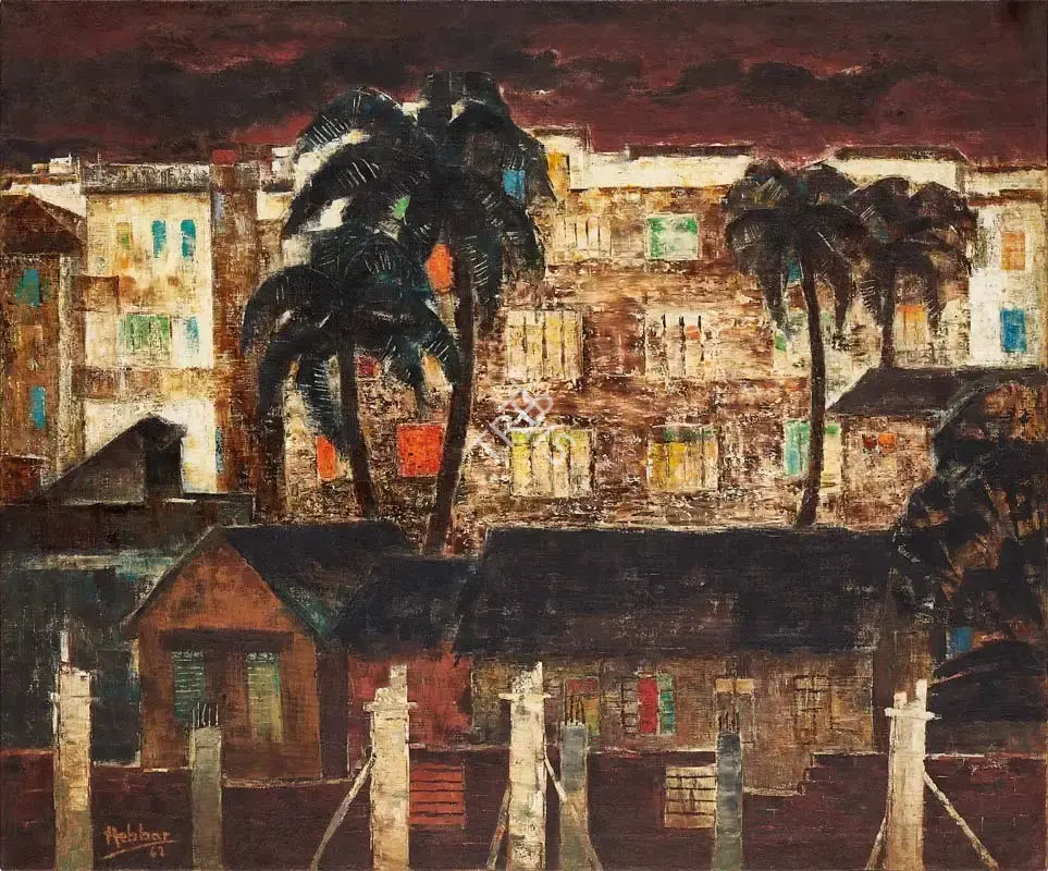 Hebbar, K.K. (Artist). Untitled, 1962 | Painting