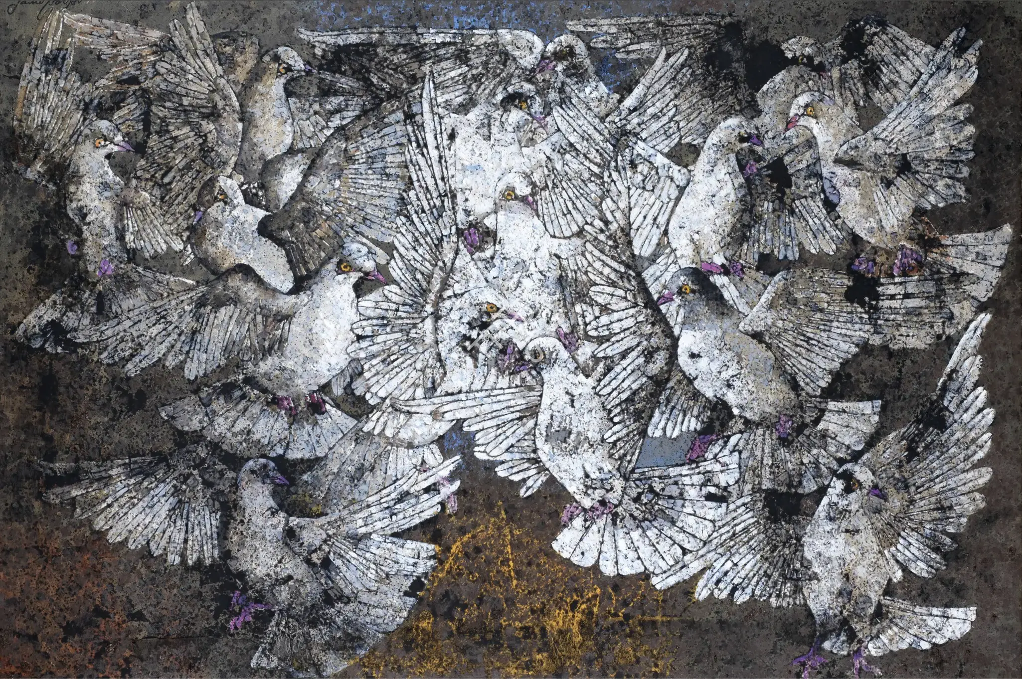 Naqsh, Jamil (Artist). Untitled. Oil on canvas, n.d. | Painting | FineArts | 00900068