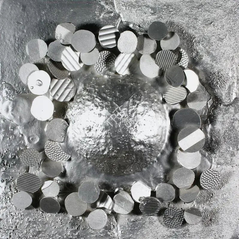 Shah, Himmat (Artist). Image II. Mixed media, plaster and aluminium paint, 1972 | Painting  | 00881291