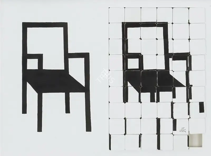Talpur, Amjad Ali (Artist). Untitled. Gouache and collage on paper, 2007 | Collage | FineArts | 00642660