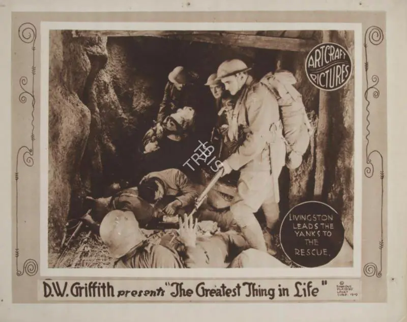 Griffith, D.W. (Director), The Greatest Thing in Life, 1918 | Lobby card | CinemaEducation | 00789861