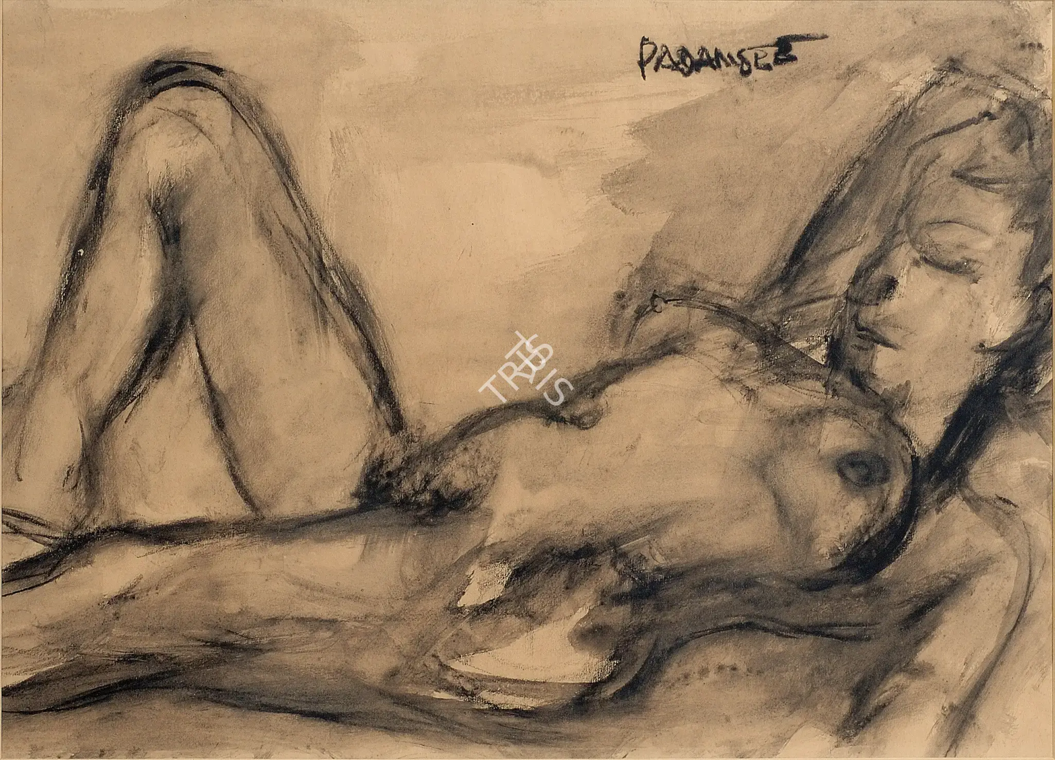 Padamsee, Akbar (Artist). Nude, 1987 | Painting