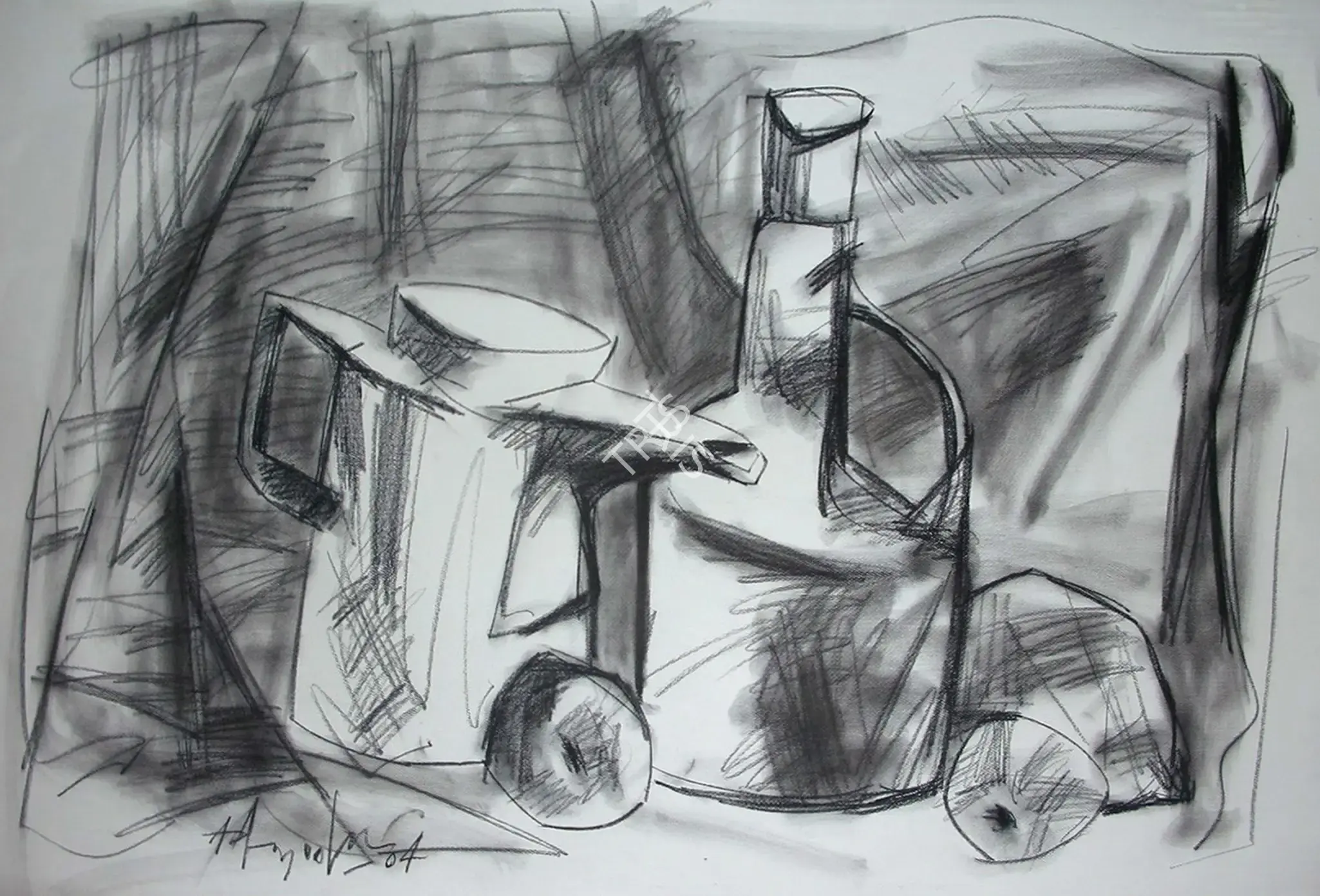 Adimoolam, K.M. (Artist). Still Life, 2004 | Drawing