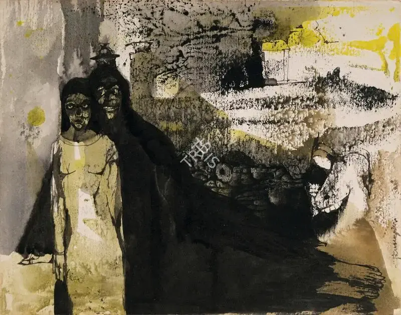 Pyne, Ganesh (Artist). Untitled, 1962-1963 | Painting