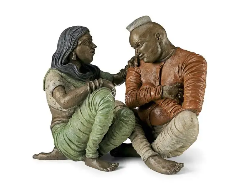 Chowdhury, Jogen (Artist). Couple, n.d. | Sculpture