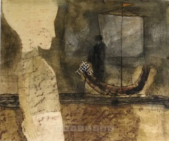 Pyne, Ganesh (Artist). Untitled, 1993 | Painting