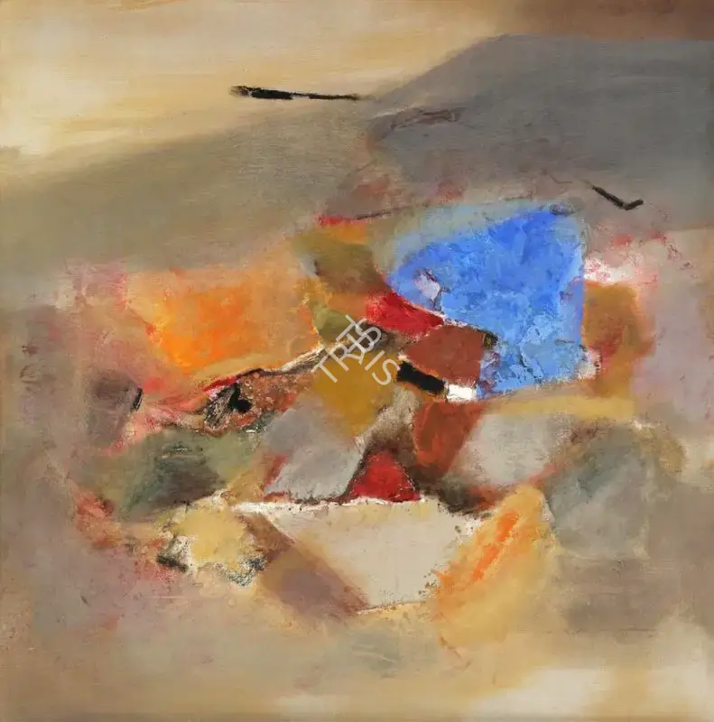Shreshtha, Laxman (Artist). Untitled. Oil on canvas, n.d. | Painting | FineArts | 00334794