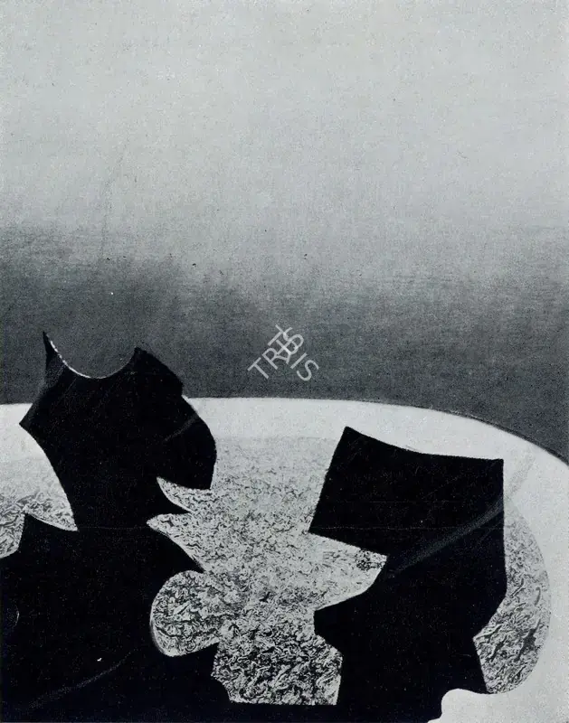 Sundaram, Vivan (Artist). Cut-out-Two. Oil on canvas, 1977 | Pictorial Space, 1978 | Painting | FineArts | 00149577