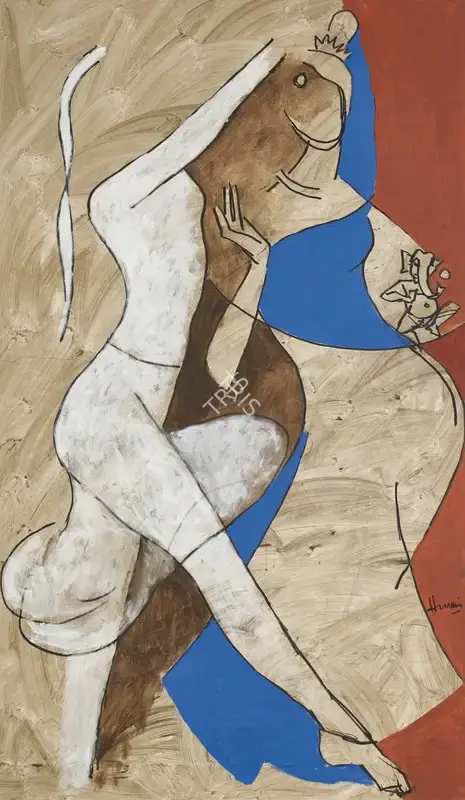 Husain, M.F. (Artist). OPCE 4, 2004 | Painting