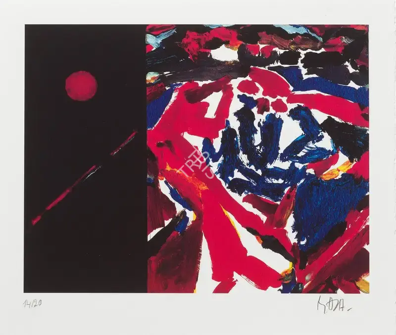 Raza, S.H. (Artist). Untitled, n.d. | Graphic Art