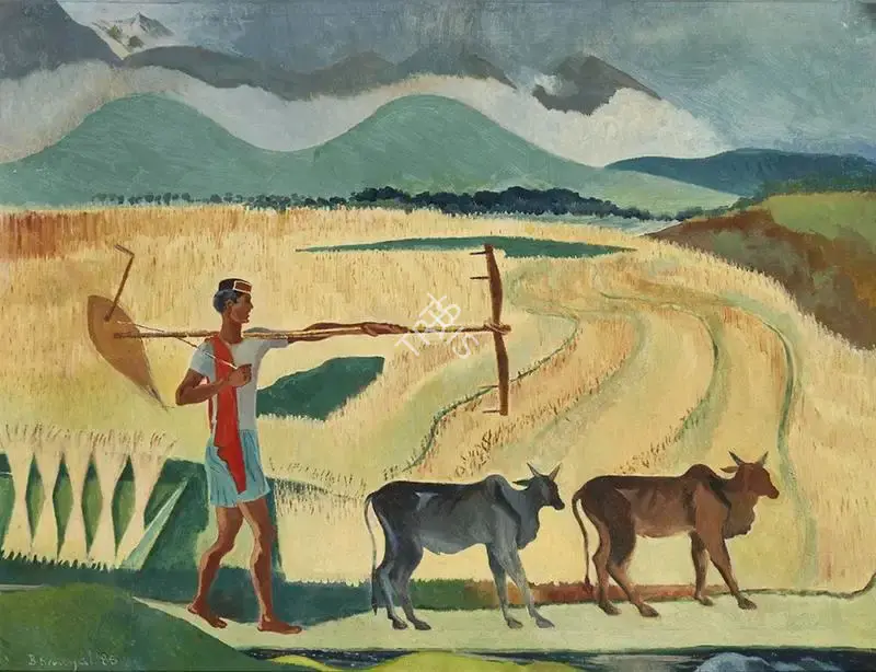 Sanyal, B.C. (Artist). Untitled, 1985 | Painting