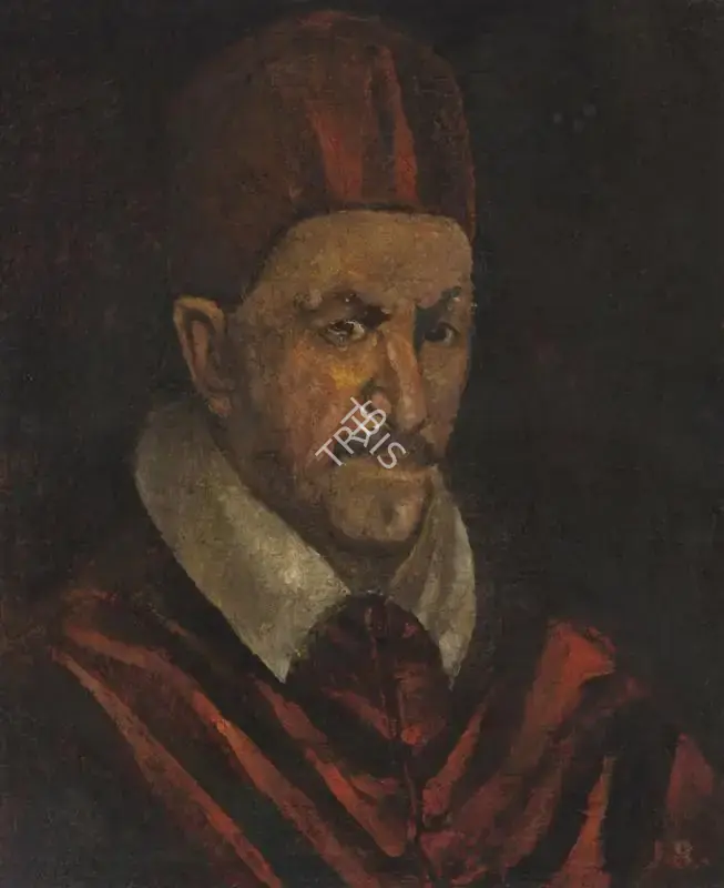 Roy, Jamini (Artist). Untitled (Pope Innocent), n.d. | Painting