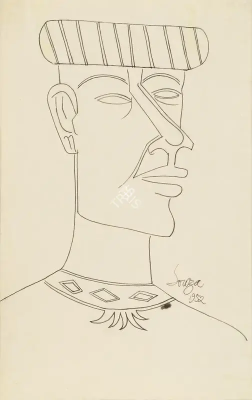 Souza, F.N. (Artist). Untitled, 1952 | Drawing