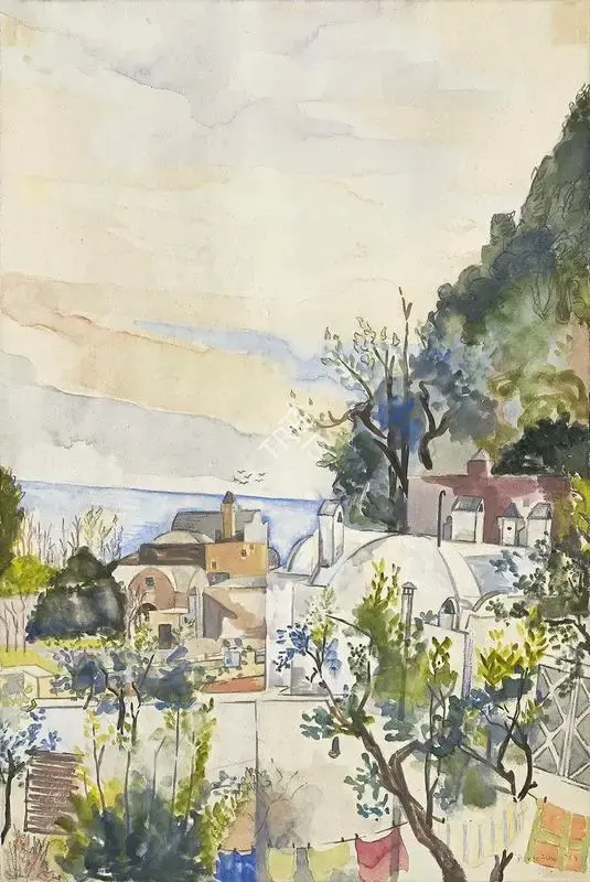 Sabavala, Jehangir (Artist). Portofino, 1953 | Painting