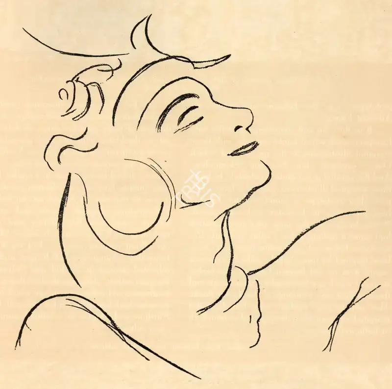 Pearcey, Eilean (Artist). Untitled. n.d. | Marg, April 1953 | Drawing | FineArts | 00673926