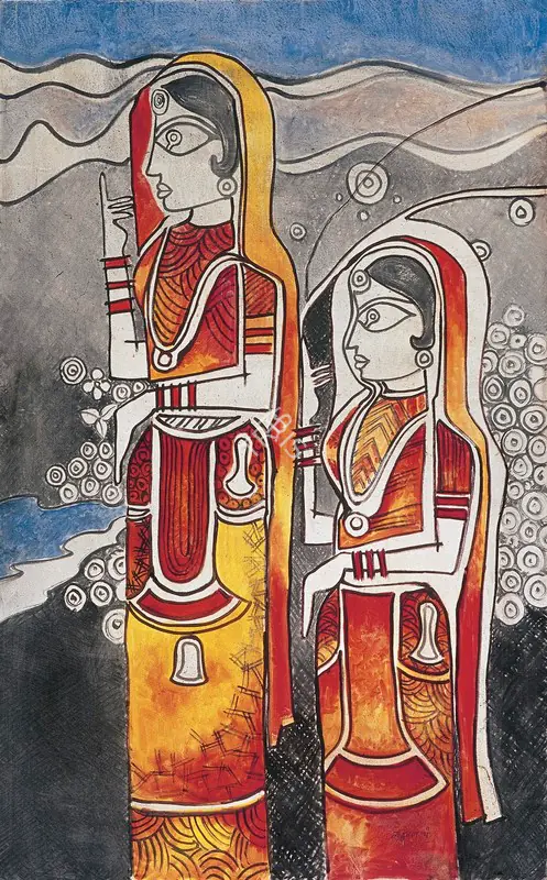 Pai, Laxman (Artist). Untitled, early 1950s | Painting