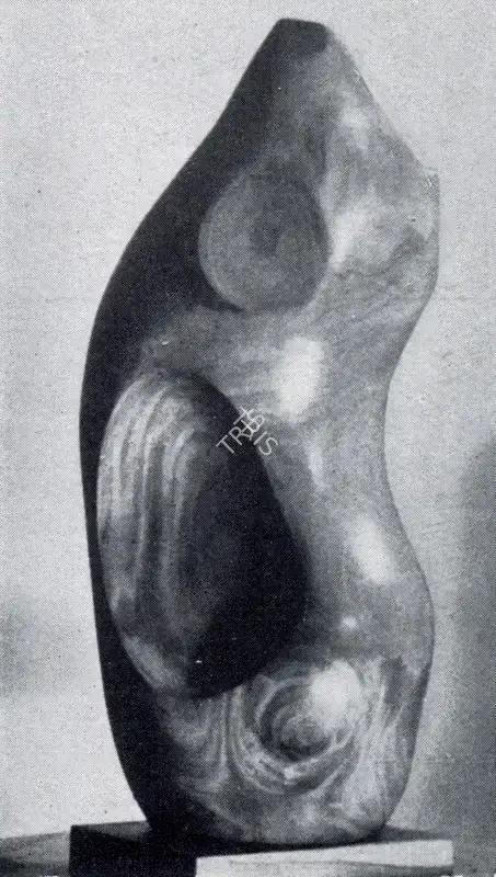 Kar, Chintamoni (Artist). Monolith. Mahogany Wood, 1962 | Marg, December 1962 | Sculpture | FineArts | 00674799