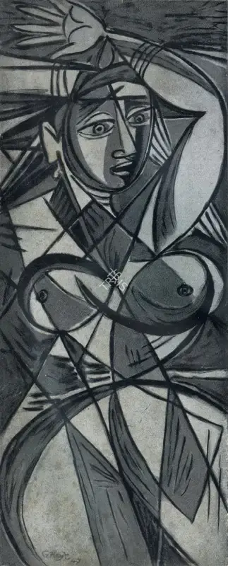 Keyt, George (Artist). Portrait. 1947 | Marg, June 1954 | Painting | FineArts | 00674618